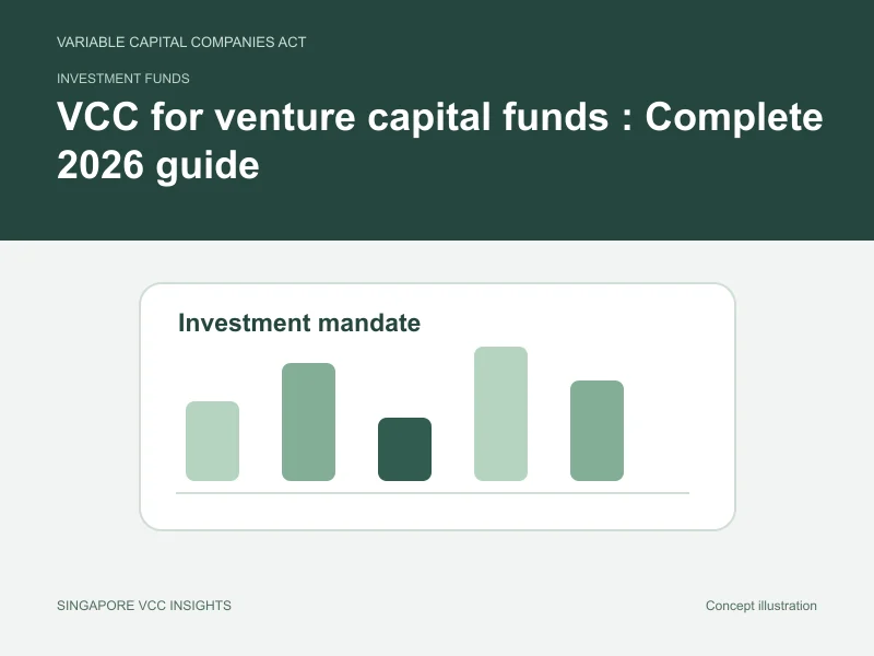 Investment funds illustration for VCC for venture capital funds