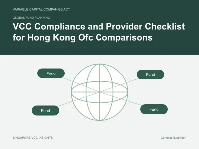 Global fund planning illustration for VCC Compliance and Provider Checklist for Hong Kong Ofc Comparisons