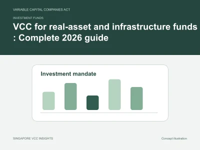 Investment funds illustration for VCC for real-asset and infrastructure funds
