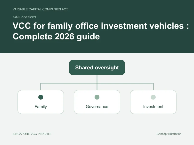 Family offices illustration for VCC for family office investment vehicles