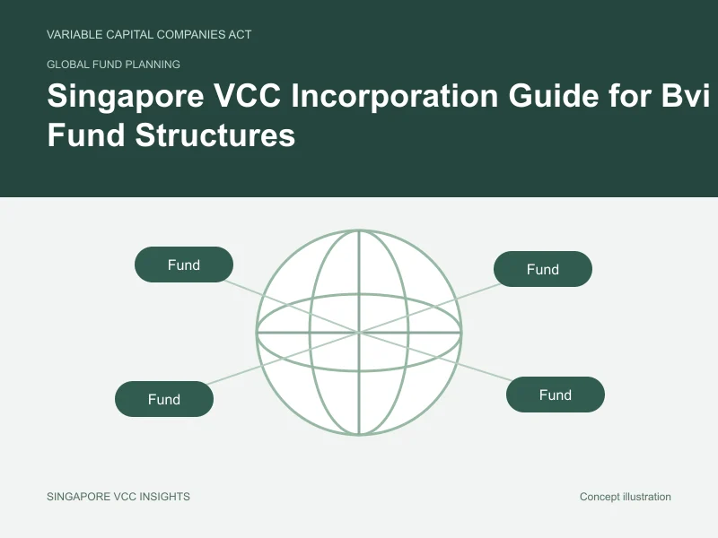 Global fund planning illustration for Singapore VCC Incorporation Guide for Bvi Fund Structures