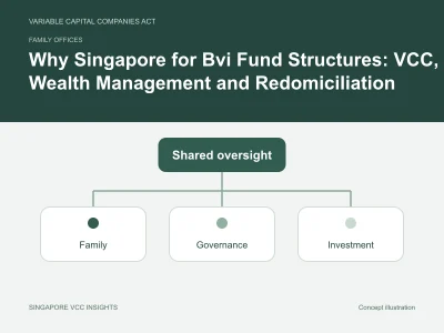 Family offices illustration for Why Singapore for Bvi Fund Structures: VCC, Wealth Management and Redomiciliation