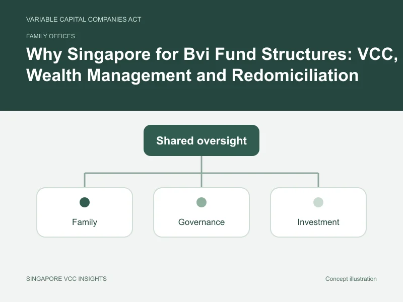 Family offices illustration for Why Singapore for Bvi Fund Structures: VCC, Wealth Management and Redomiciliation