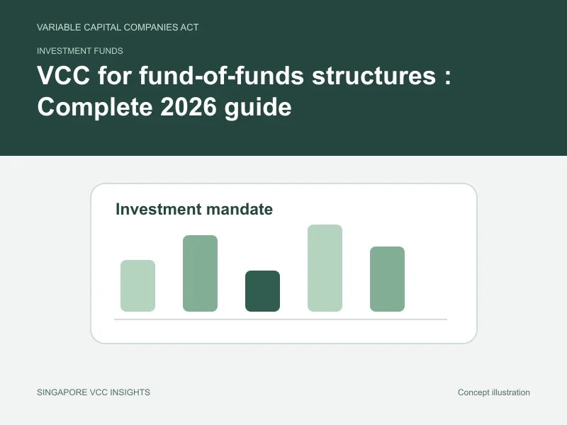 Investment funds illustration for VCC for fund-of-funds structures