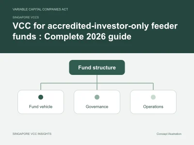 Singapore VCCs illustration for VCC for accredited-investor-only feeder funds