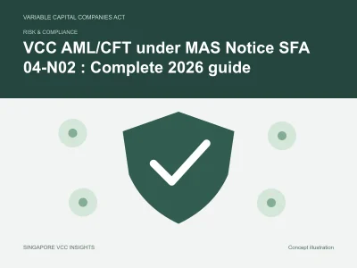 Risk & compliance illustration for VCC AML/CFT under MAS Notice SFA 04-N02