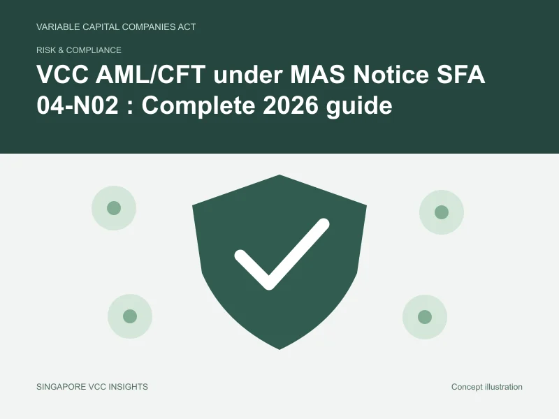 Risk & compliance illustration for VCC AML/CFT under MAS Notice SFA 04-N02