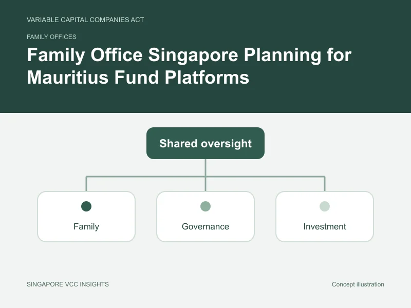 Family offices illustration for Family Office Singapore Planning for Mauritius Fund Platforms