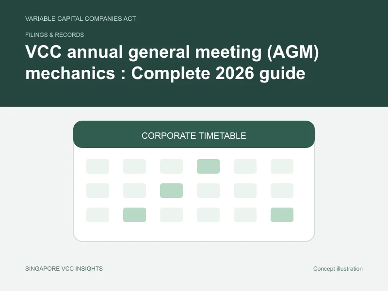Filings & records illustration for VCC annual general meeting (AGM) mechanics