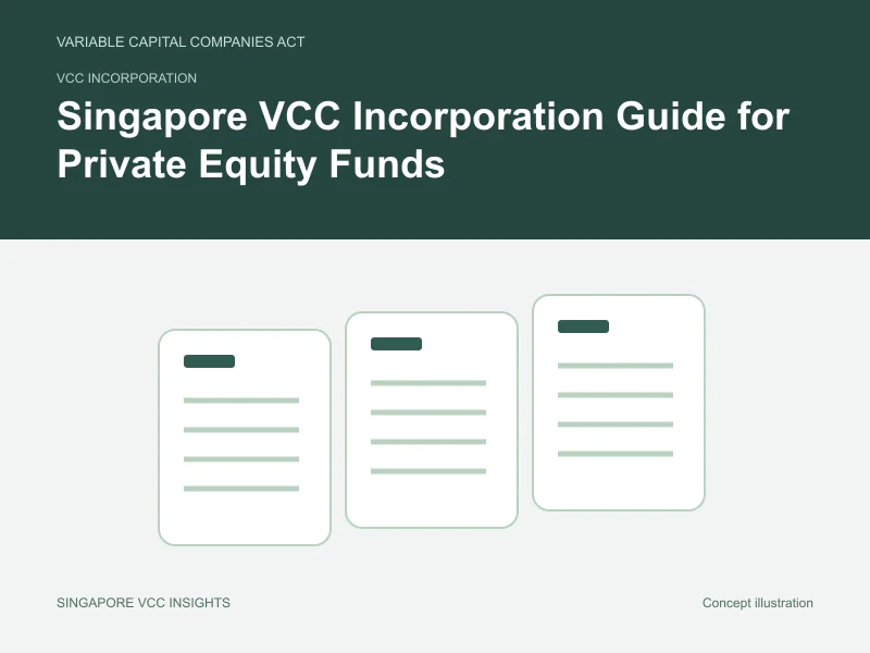 VCC incorporation illustration for Singapore VCC Incorporation Guide for Private Equity Funds
