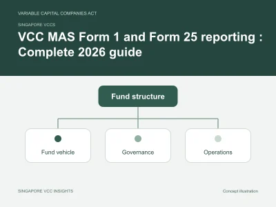 Singapore VCCs illustration for VCC MAS Form 1 and Form 25 reporting
