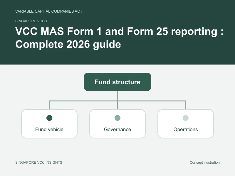 Singapore VCCs illustration for VCC MAS Form 1 and Form 25 reporting