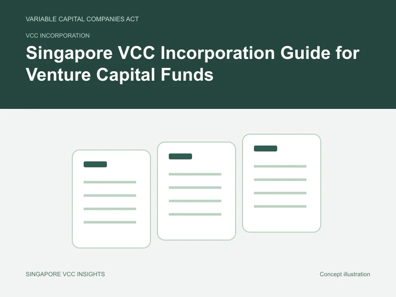 VCC incorporation illustration for Singapore VCC Incorporation Guide for Venture Capital Funds