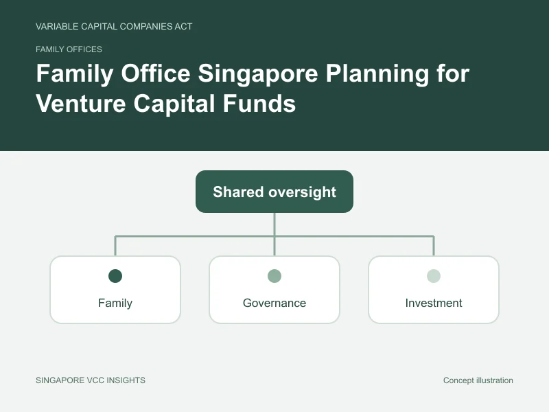 Family offices illustration for Family Office Singapore Planning for Venture Capital Funds