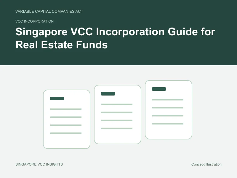 VCC incorporation illustration for Singapore VCC Incorporation Guide for Real Estate Funds