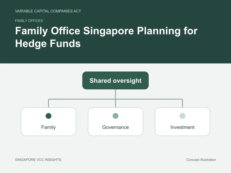 Family offices illustration for Family Office Singapore Planning for Hedge Funds