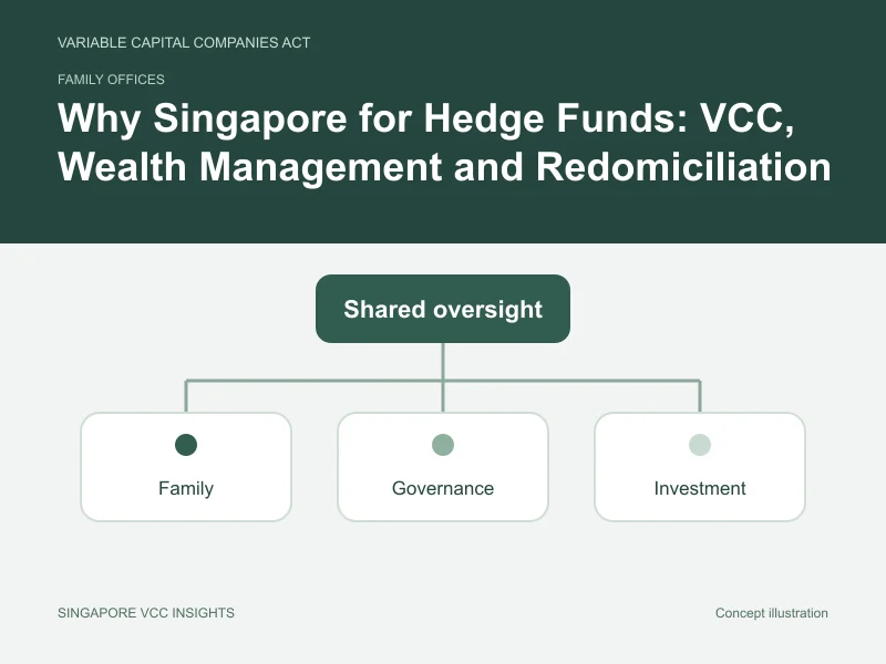 Family offices illustration for Why Singapore for Hedge Funds: VCC, Wealth Management and Redomiciliation