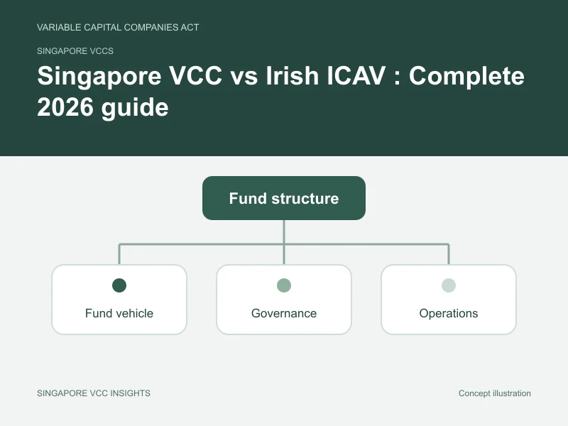 Singapore VCCs illustration for Singapore VCC vs Irish ICAV