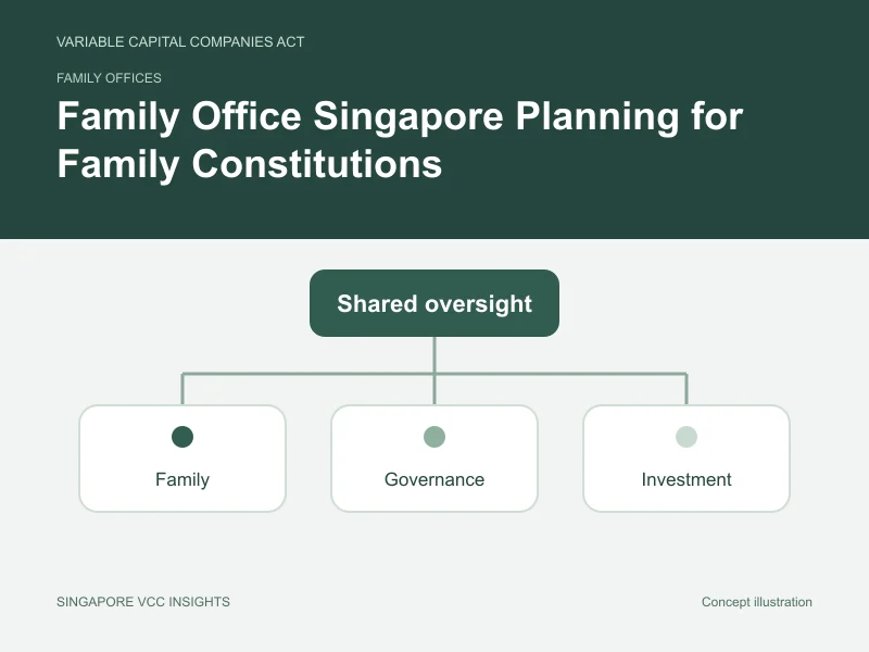 Family offices illustration for Family Office Singapore Planning for Family Constitutions