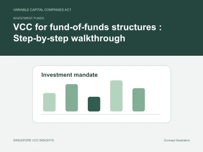 Investment funds illustration for VCC for fund-of-funds structures