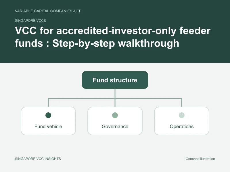Singapore VCCs illustration for VCC for accredited-investor-only feeder funds