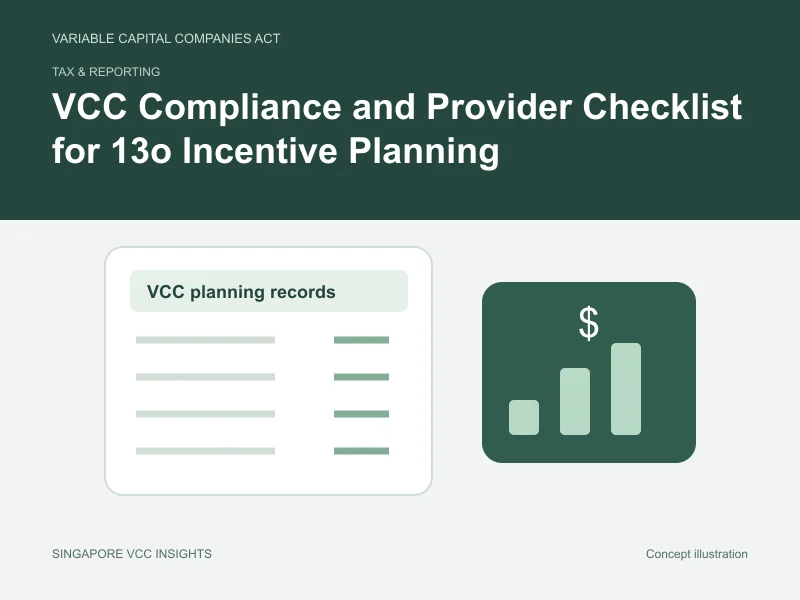 Tax & reporting illustration for VCC Compliance and Provider Checklist for 13o Incentive Planning