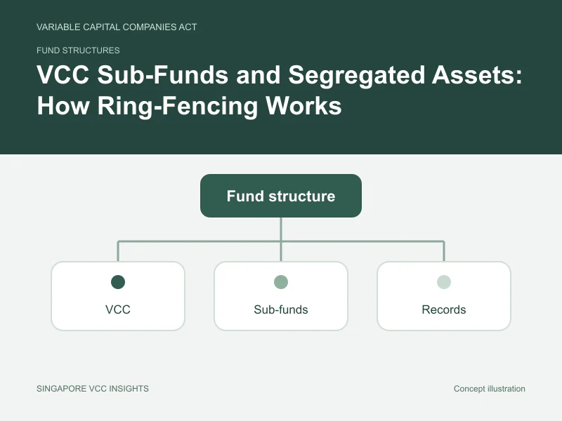 Fund structures illustration for VCC Sub-Funds and Segregated Assets: How Ring-Fencing Works