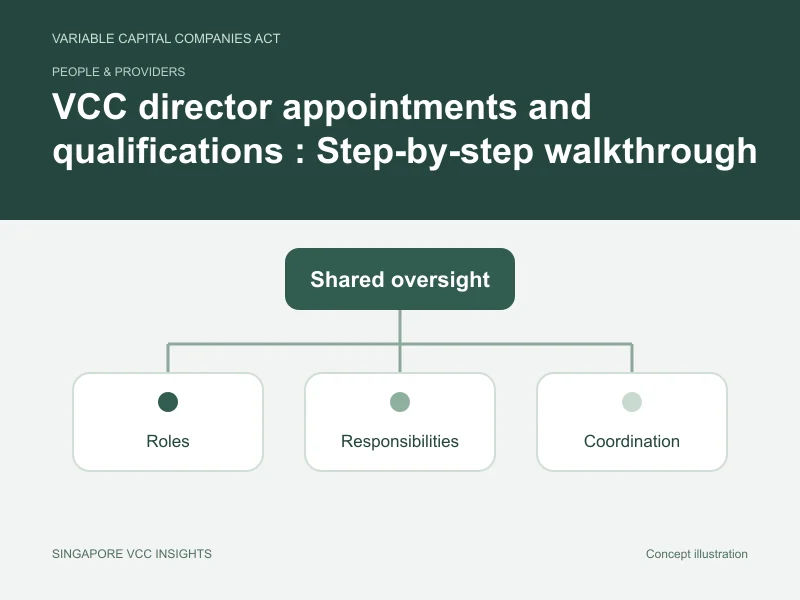 People & providers illustration for VCC director appointments and qualifications