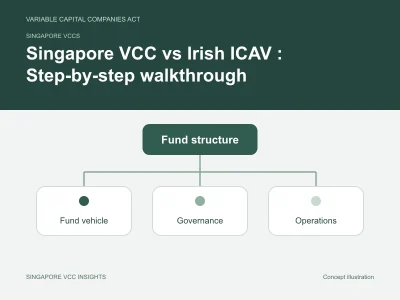 Singapore VCCs illustration for Singapore VCC vs Irish ICAV