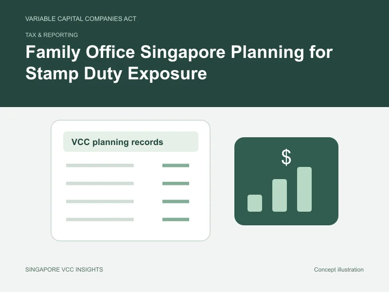 Tax & reporting illustration for Family Office Singapore Planning for Stamp Duty Exposure
