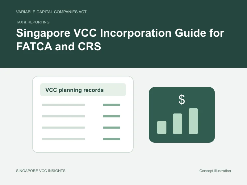 Tax & reporting illustration for Singapore VCC Incorporation Guide for FATCA and CRS