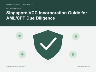 Risk & compliance illustration for Singapore VCC Incorporation Guide for AML/CFT Due Diligence