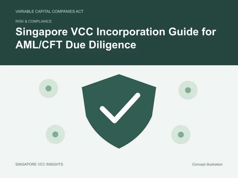 Risk & compliance illustration for Singapore VCC Incorporation Guide for AML/CFT Due Diligence
