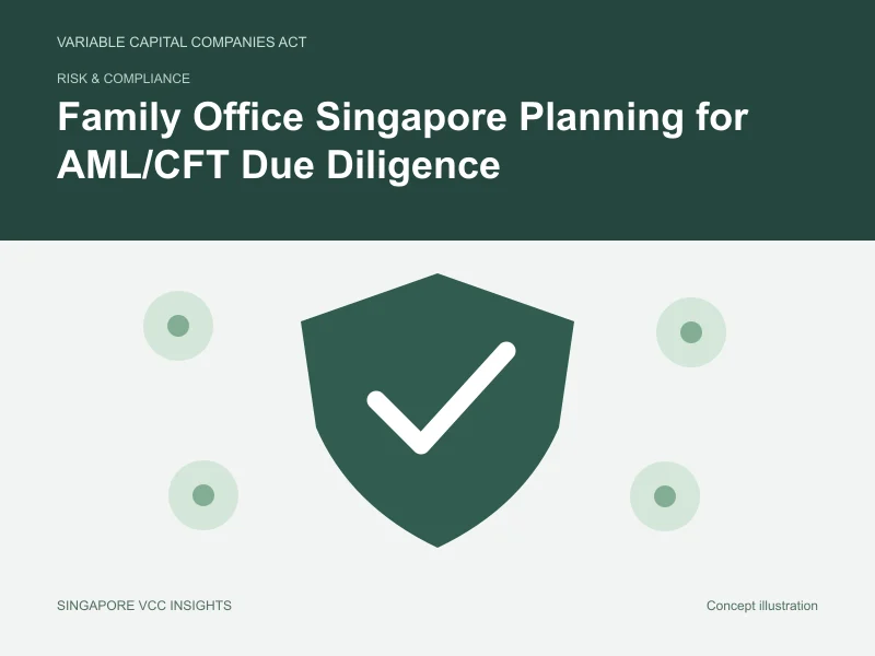 Risk & compliance illustration for Family Office Singapore Planning for AML/CFT Due Diligence