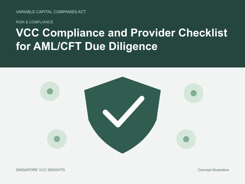 Risk & compliance illustration for VCC Compliance and Provider Checklist for AML/CFT Due Diligence