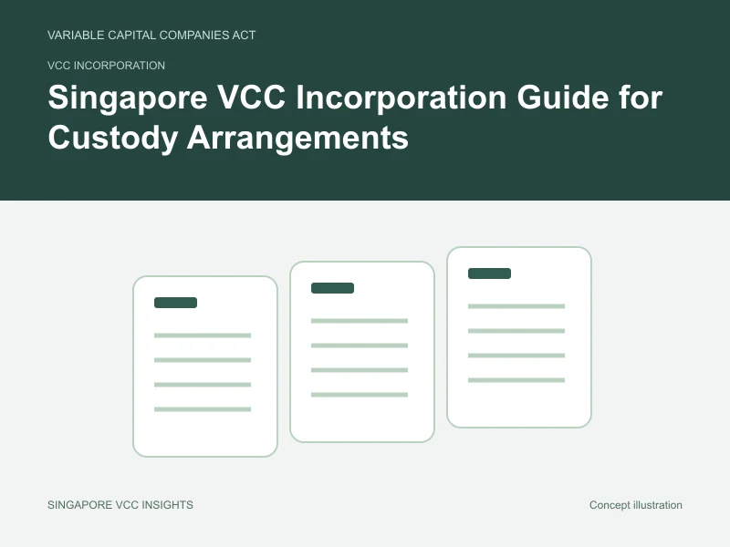 VCC incorporation illustration for Singapore VCC Incorporation Guide for Custody Arrangements