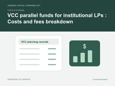 Costs & planning illustration for VCC parallel funds for institutional LPs