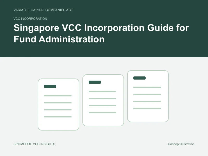 VCC incorporation illustration for Singapore VCC Incorporation Guide for Fund Administration