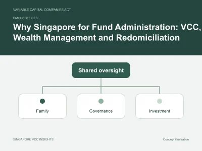 Family offices illustration for Why Singapore for Fund Administration: VCC, Wealth Management and Redomiciliation