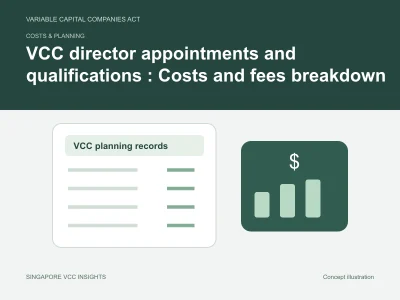 Costs & planning illustration for VCC director appointments and qualifications