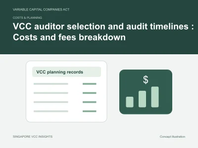 Costs & planning illustration for VCC auditor selection and audit timelines