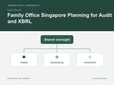Family offices illustration for Family Office Singapore Planning for Audit and XBRL