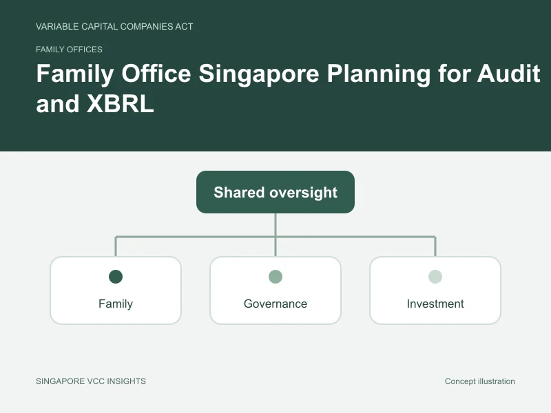 Family offices illustration for Family Office Singapore Planning for Audit and XBRL