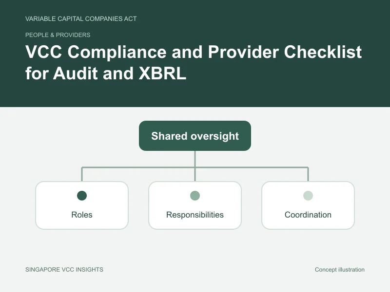 People & providers illustration for VCC Compliance and Provider Checklist for Audit and XBRL