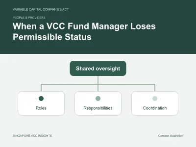 People & providers illustration for When a VCC Fund Manager Loses Permissible Status