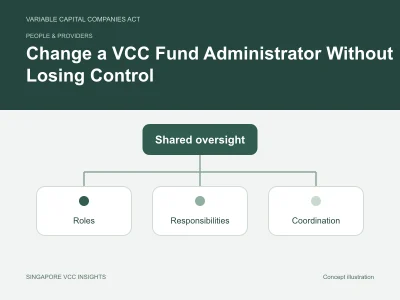 People & providers illustration for Change a VCC Fund Administrator Without Losing Control