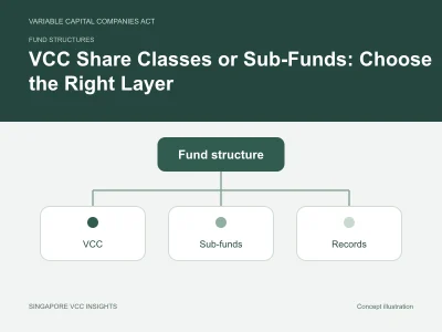 Fund structures illustration for VCC Share Classes or Sub-Funds: Choose the Right Layer