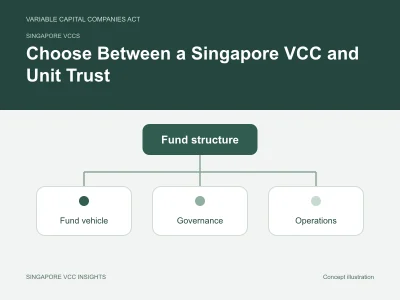 Singapore VCCs illustration for Choose Between a Singapore VCC and Unit Trust