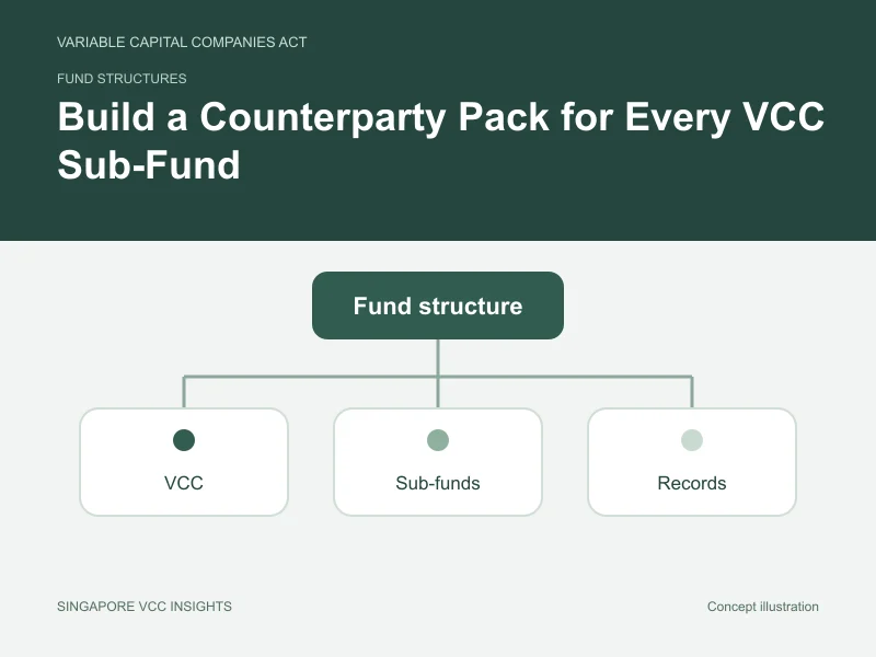 Fund structures illustration for Build a Counterparty Pack for Every VCC Sub-Fund