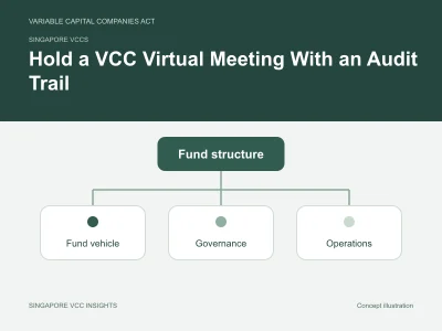 Singapore VCCs illustration for Hold a VCC Virtual Meeting With an Audit Trail